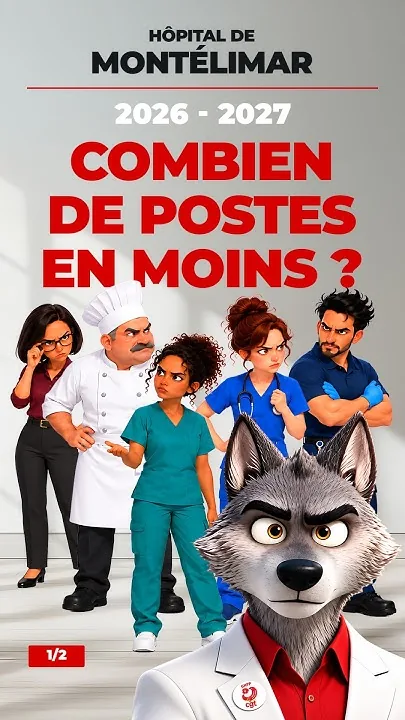 Couverture du short Hôpital de Montélimar, postes 2026/2027